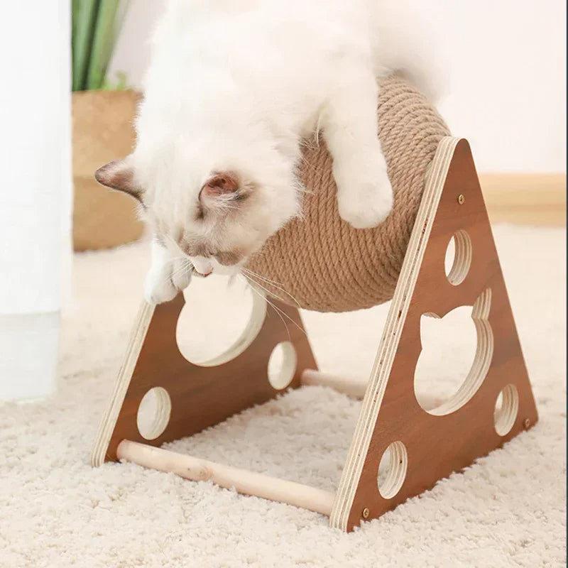Natural Fiber Cat Scratcher Ball Toy