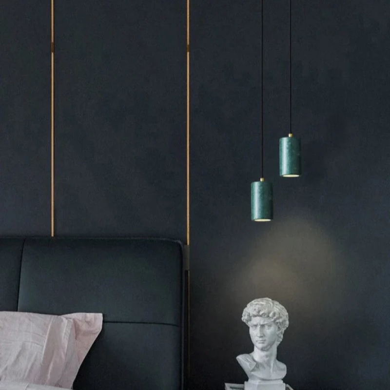 Simple Marble Drop Ceiling Light