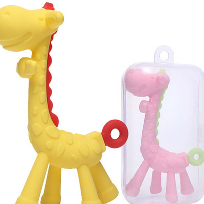 Soft Silicone Baby Giraffe Teether Toy