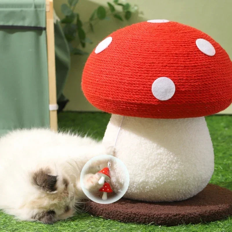Natural Fiber Fungi Cat Scratcher Tower