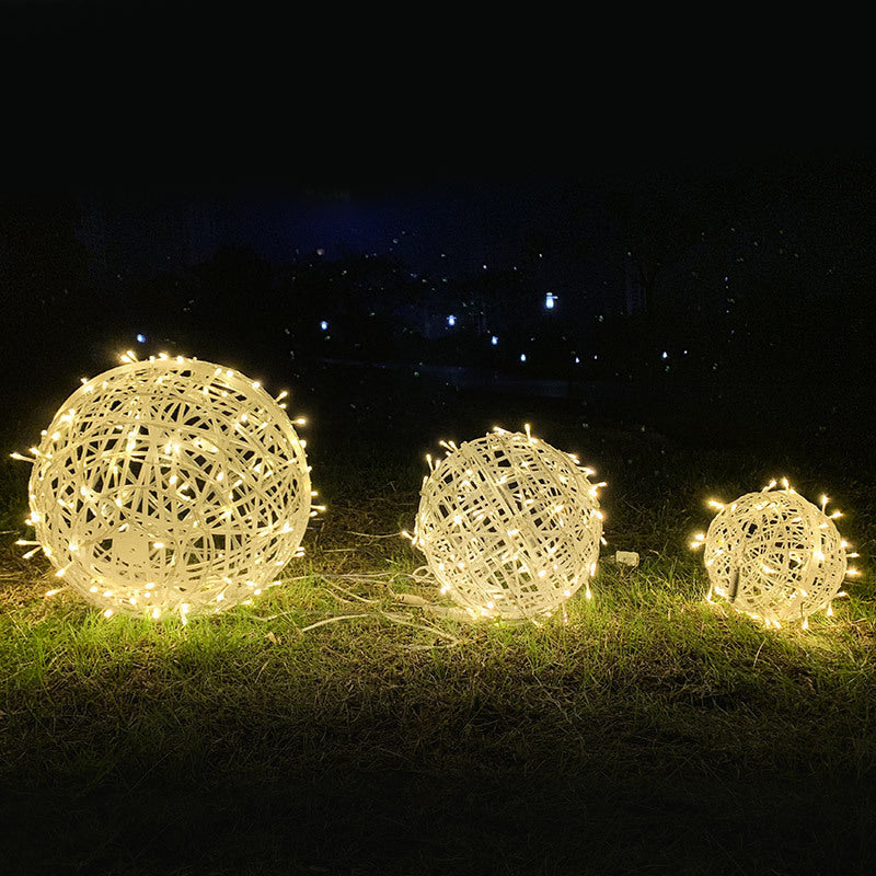 Colorful Outdoor Solar Hanging Globe Lantern Light