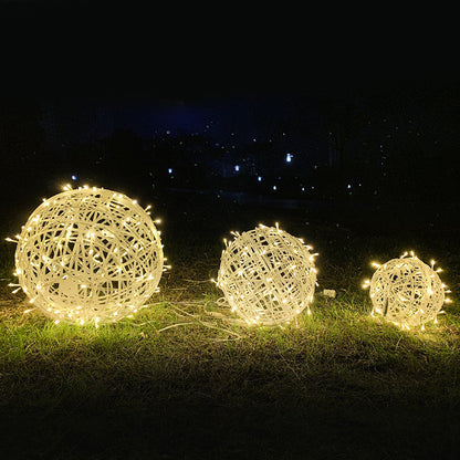 Colorful Outdoor Solar Hanging Globe Lantern Light