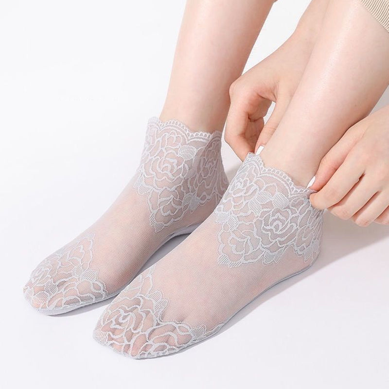 Befez | Women's Elegant Lace Ankle Socks