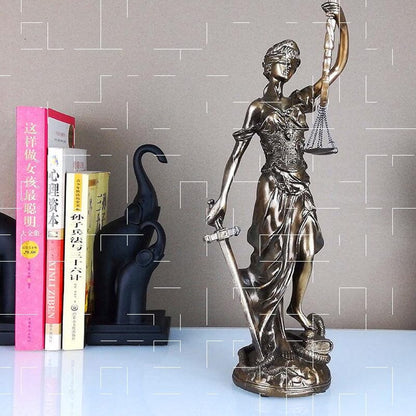 Beautiful Lady Justice Figurine Statue