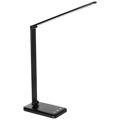 Compact LED Office Lamp with USB Port and 5 Bright Modes