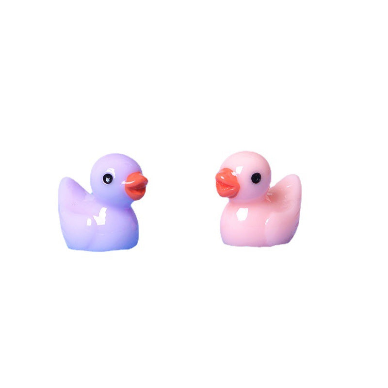 Cute Small Yellow Duck Figurine