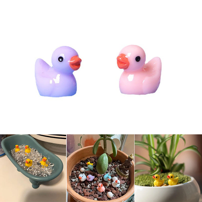 Cute Small Yellow Duck Figurine - Befez