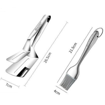 Premium Stainless Steel Spatula Tongs for Cooking
