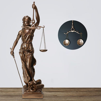 Beautiful Lady Justice Figurine Statue
