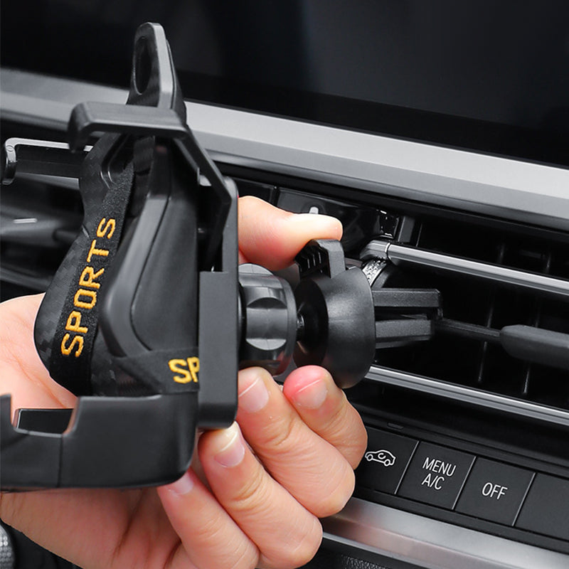 Racing Car Phone Mount with Adjustable Belt