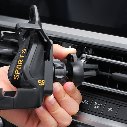 Racing Car Phone Mount with Adjustable Belt