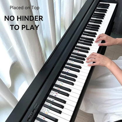 Reusable Piano Key Sticker Labels