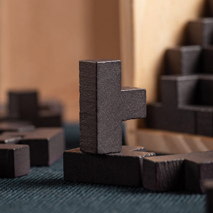 Classic Wooden Puzzle Brain Game