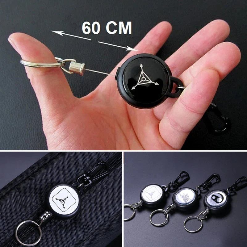 Strong Compact Keychain with Carabiner Clip