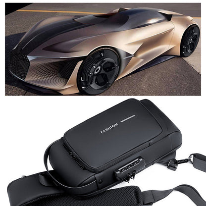 Secure USB Crossbody Sling Travel Bag