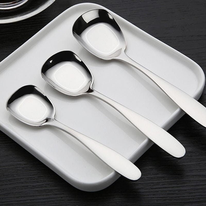 Durable Stainless Steel Square Spoon