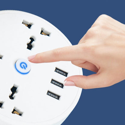 Compact Universal Power Strip Outlet