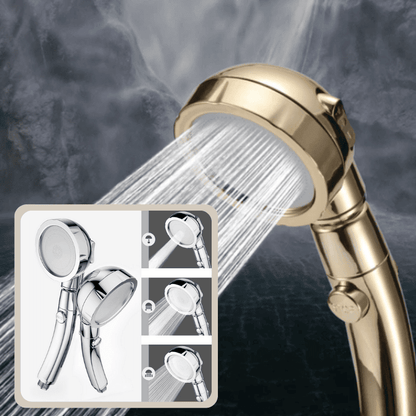 Versatile 3-in-1 Shower Head with Adjustable Arm