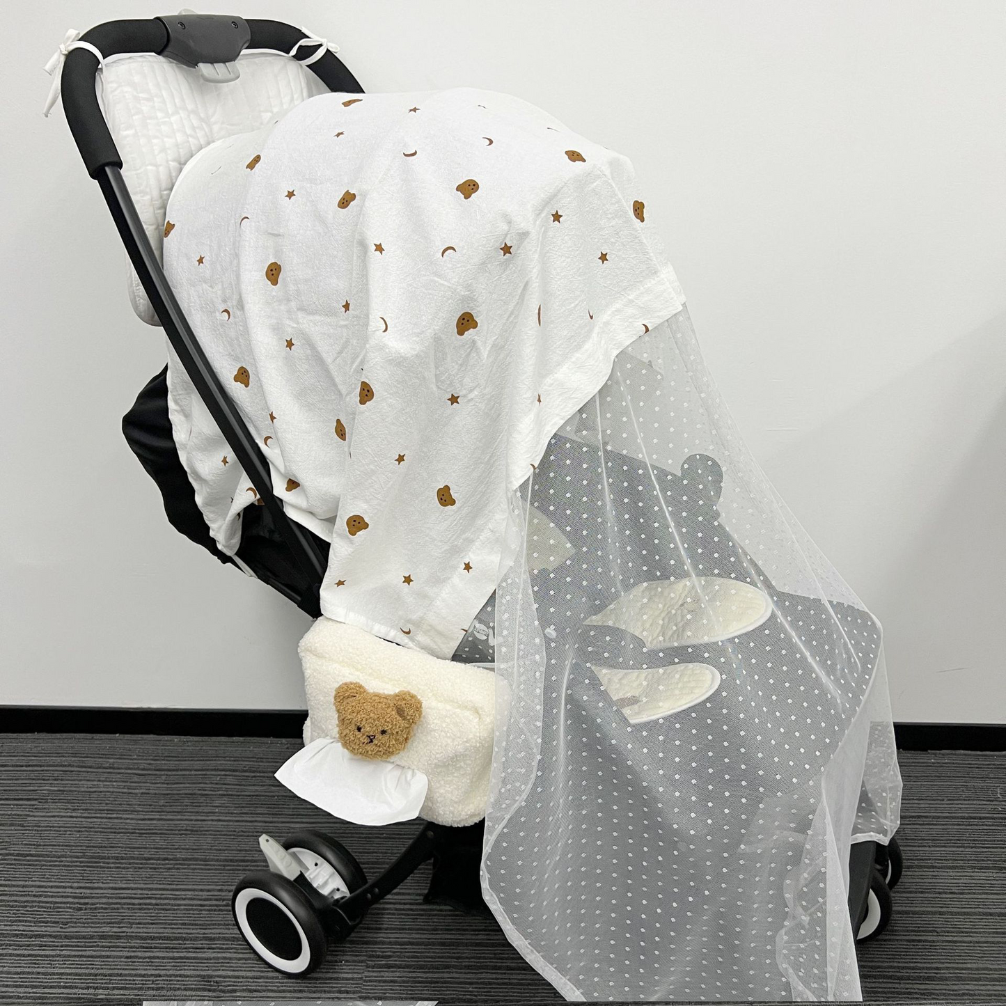 Befez | Baby Stroller Canopy with Breathable Mesh & Bug Net - Befez