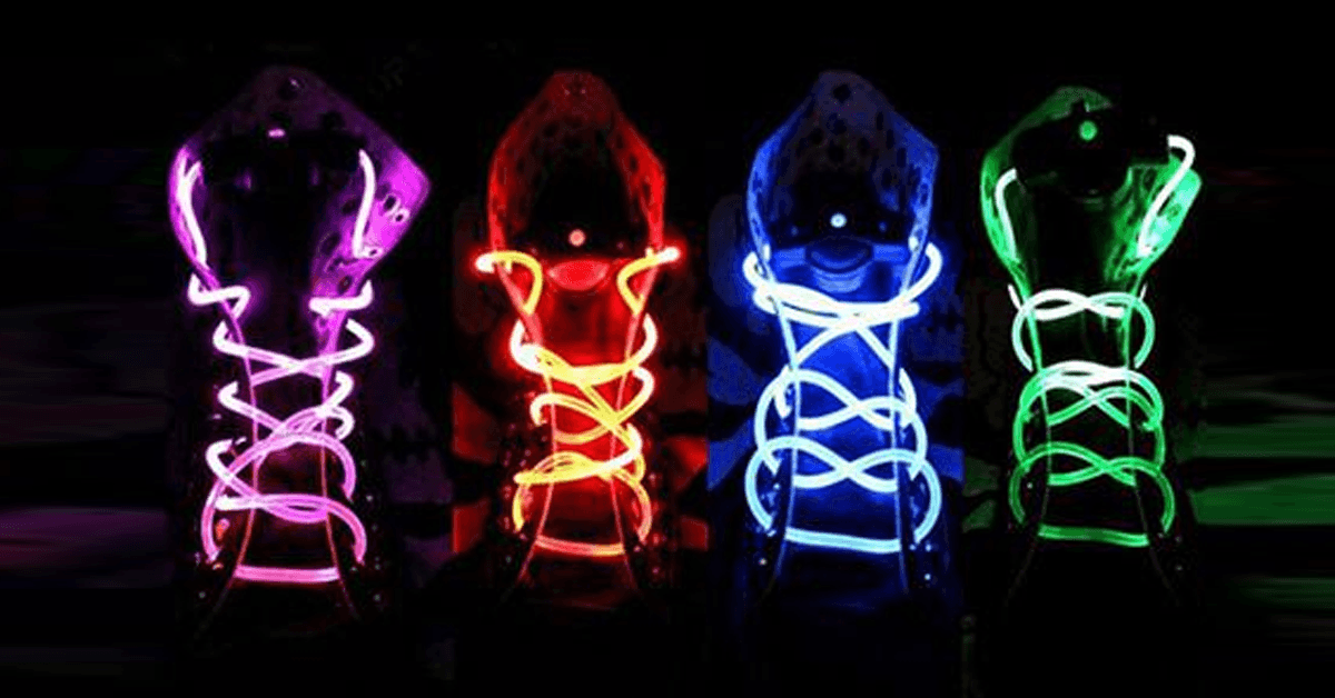 Colorful LED Waterproof Shoe Laces