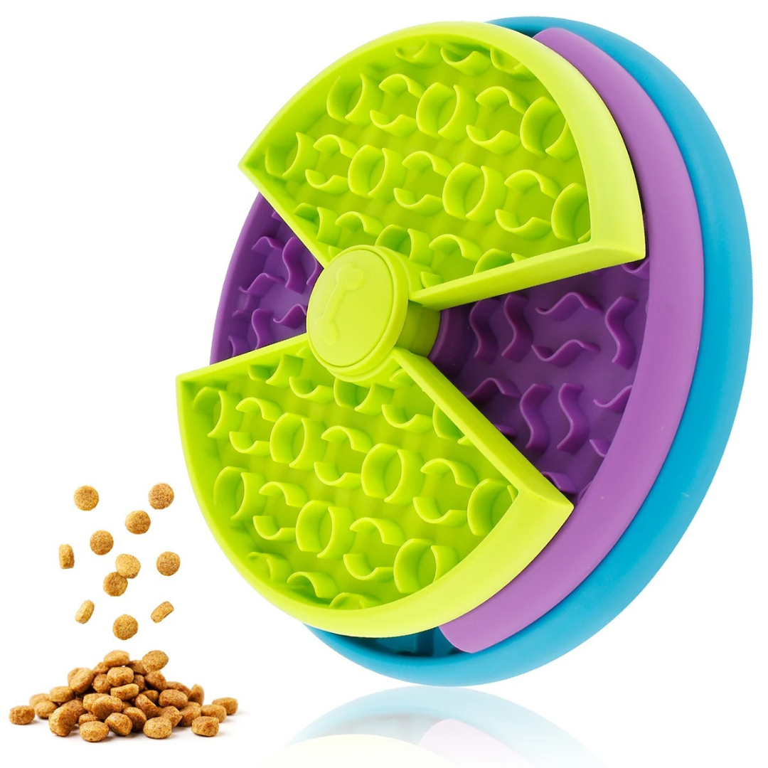 Interactive Adjustable Pet Food Bowl