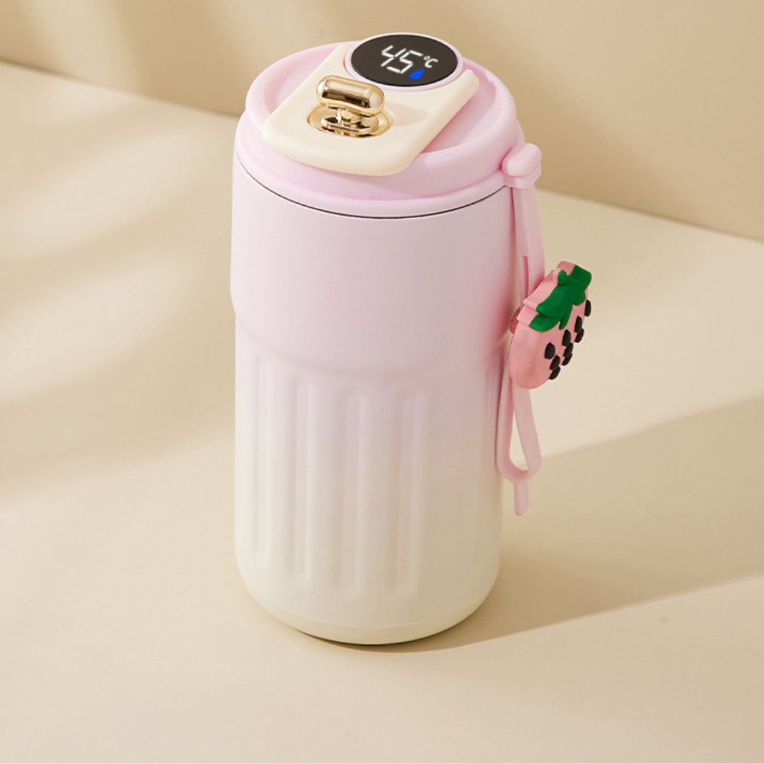 Insulated Stainless Steel Smart Coffee Mug 450ml
