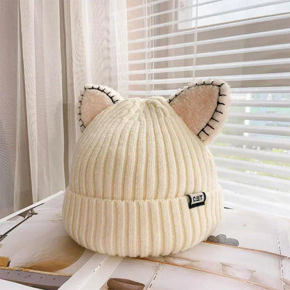 Warm Women's Knitted Winter Beanie Hat - Befez