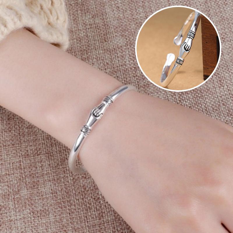 Best Friends Forever Handshake Charm Bracelet - Befez