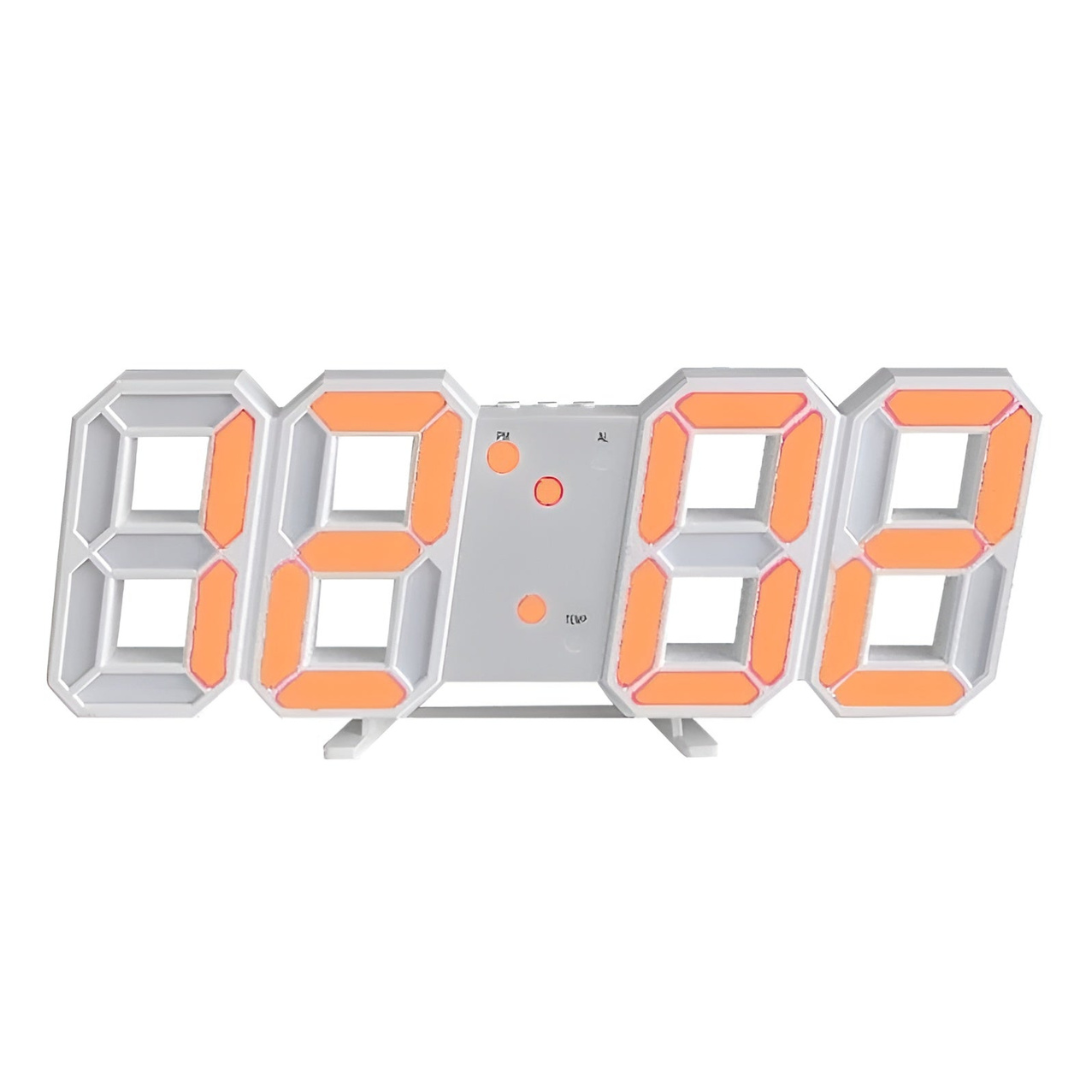 Stylish Digital 3D LED Wall Clock with Easy Operation