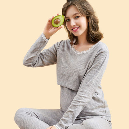 Cozy Maternity Dress for Lounging at Home