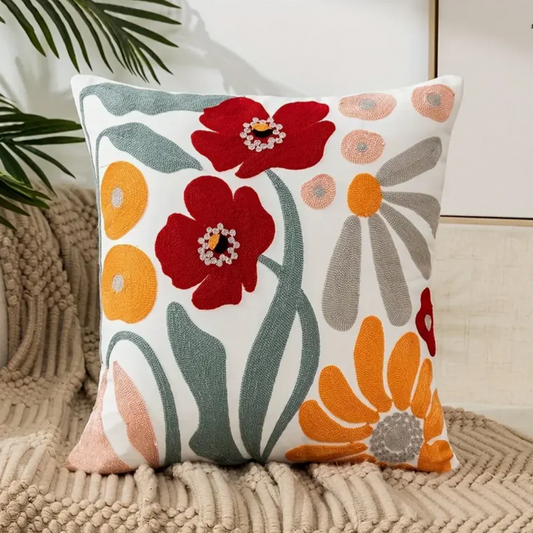 Befez | Floral Pattern Soft Cushion - Befez