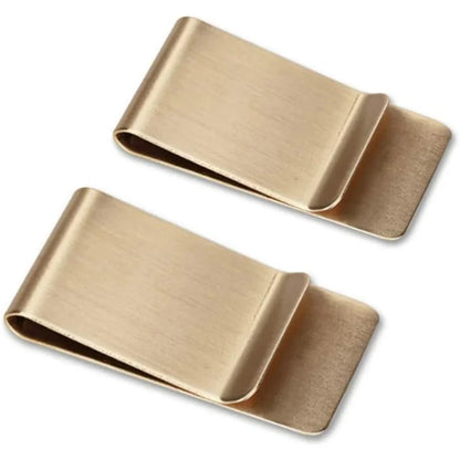 Slim Metal Card Holder and Money Clip Set - Befez