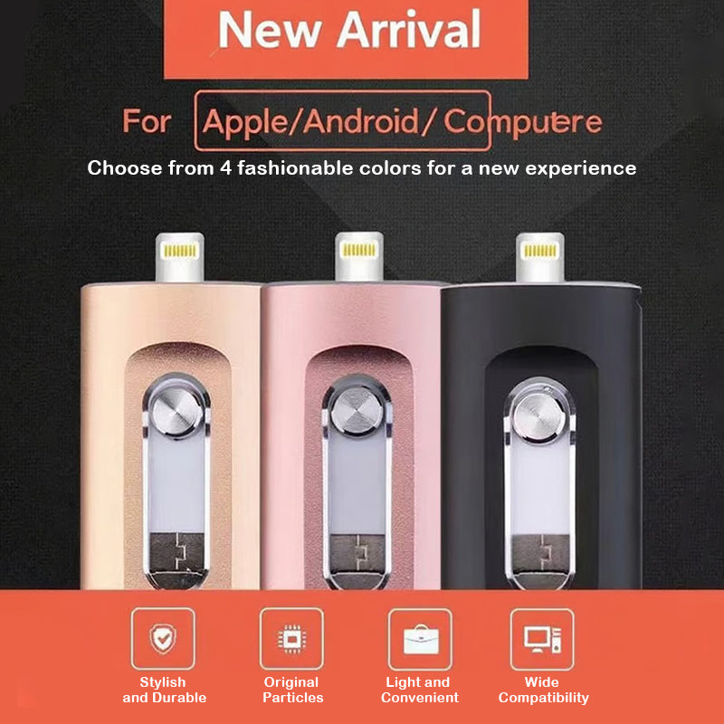 Versatile 3 in 1 USB Flash Drive for Phone and PC - Befez