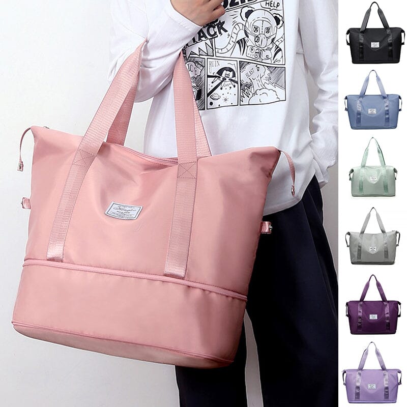 Spacious Dual Compartment Water Resistant Travel Bag