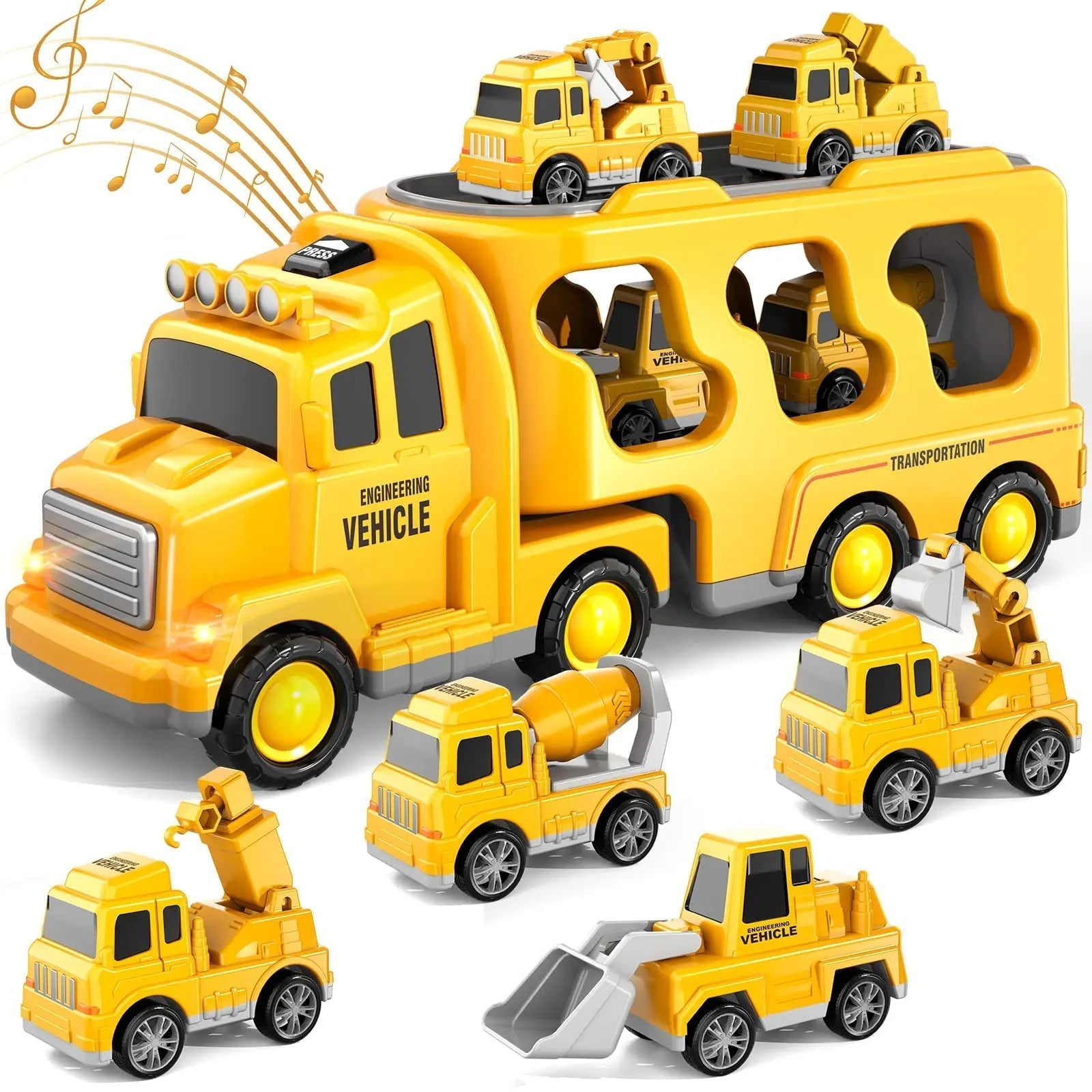 Diecast Construction Vehicle Play Set - Befez