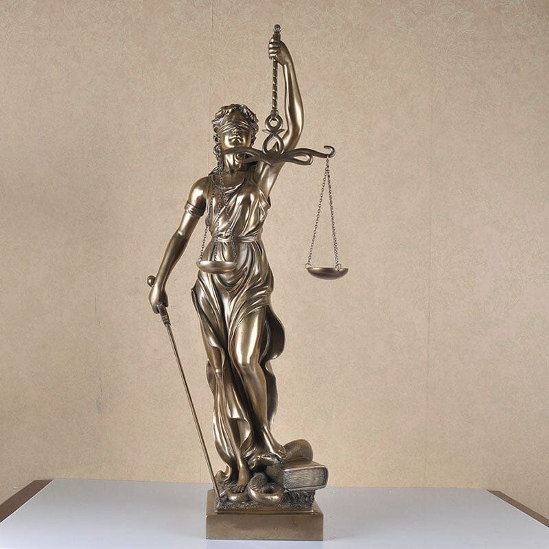 Beautiful Lady Justice Figurine Statue
