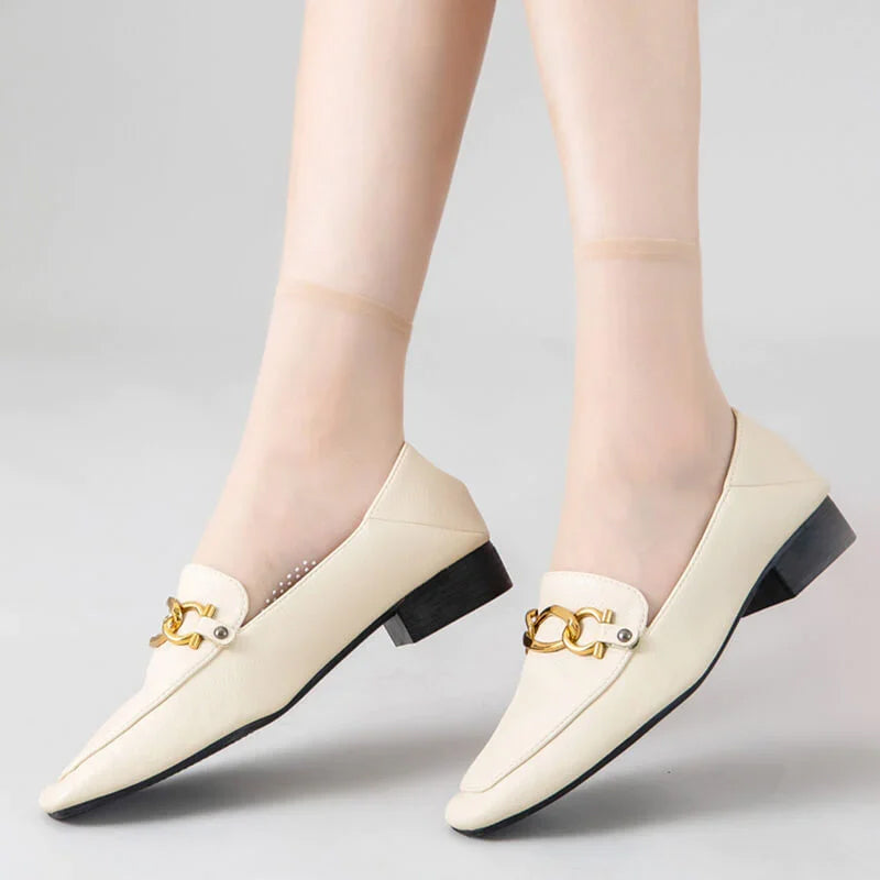 Befez | Thin, Grip Crystal Ankle Socks