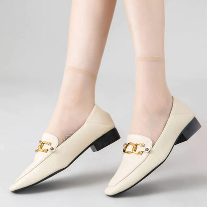 Befez | Thin, Grip Crystal Ankle Socks