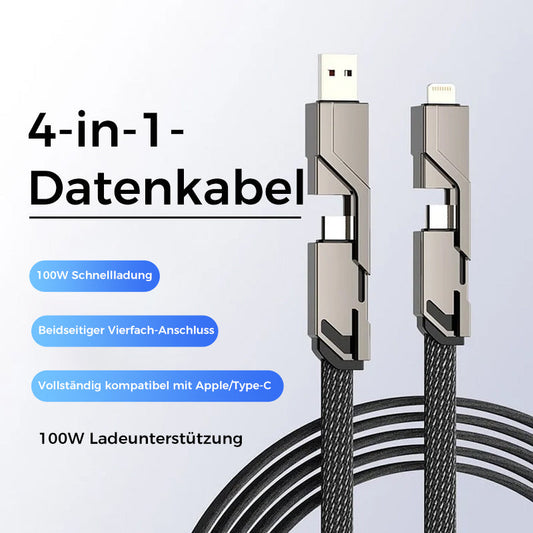 Durable 4-in-1 Tangle Free Charging Cord - Befez
