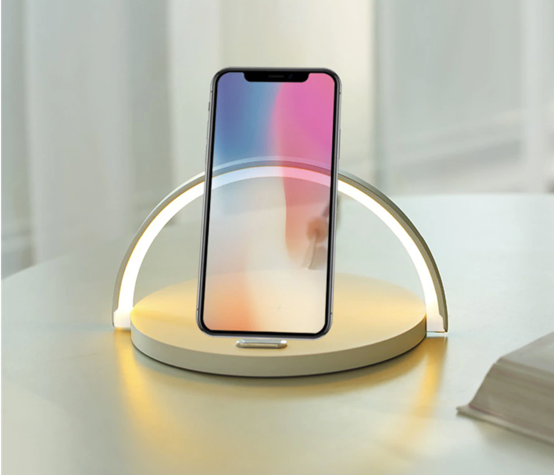Befez | Bowlight Design | Compact 3-in-1 LED Night Lamp With Wireless Charging - Befez