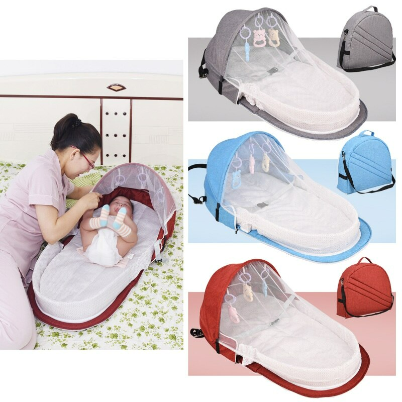 Compact Baby Travel Bed with Net