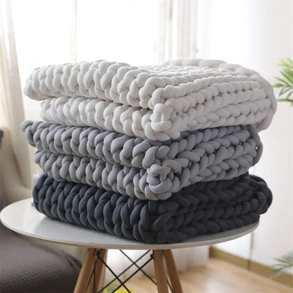 Plush Knit Weighted Blanket for Relaxation
