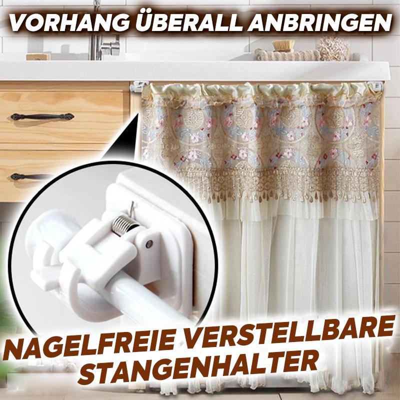 Easy Install No Drill Curtain Rod Brackets