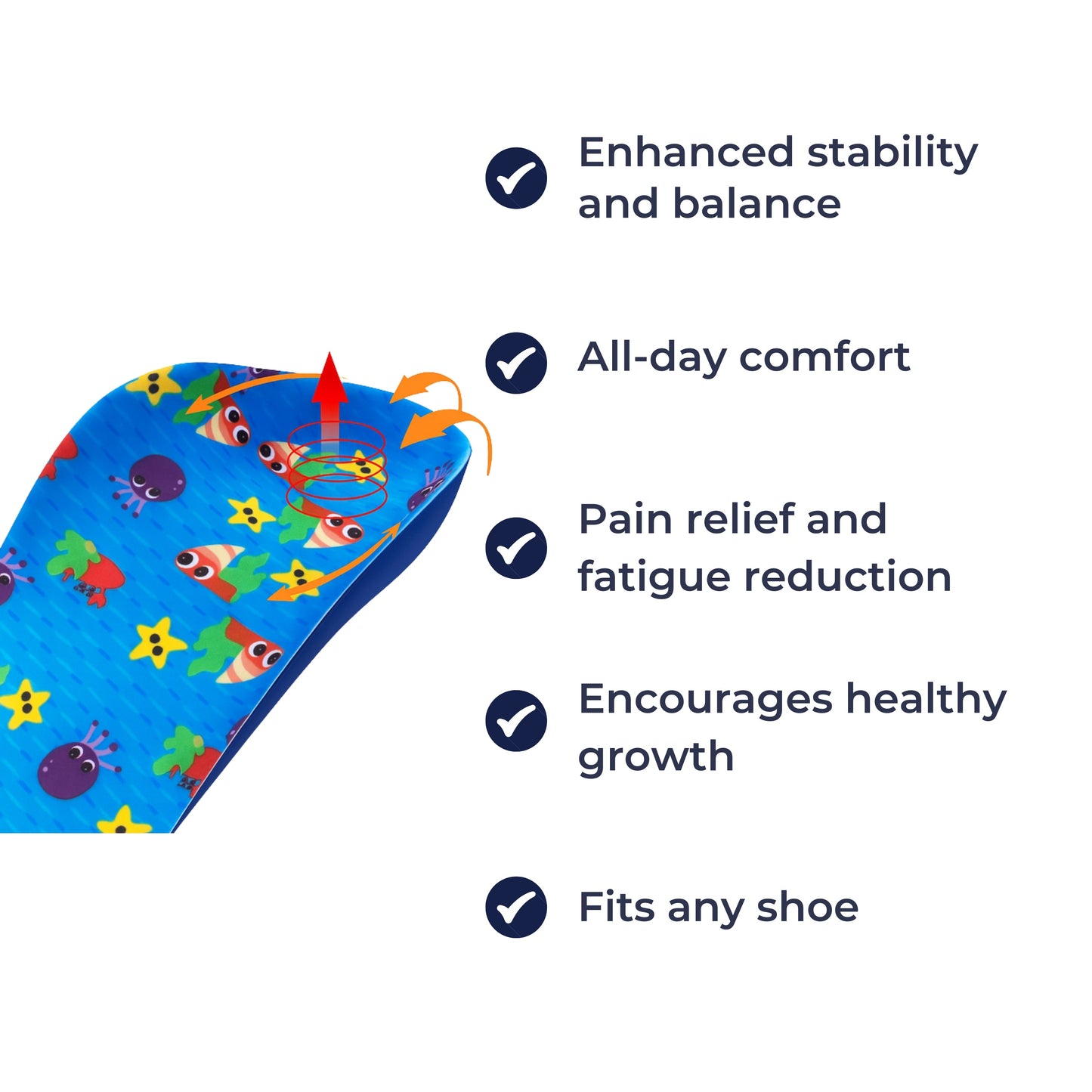 Arch Support Insoles for Flat Feet Relief