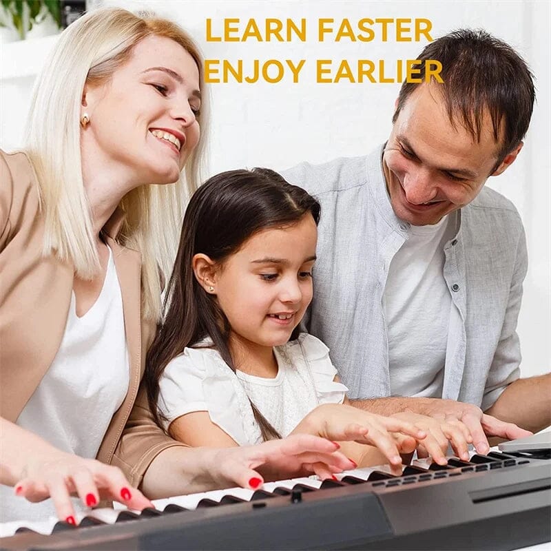 Reusable Piano Key Sticker Labels