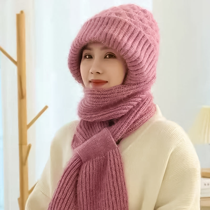 Warm Windproof Hearing Protection Hat Set
