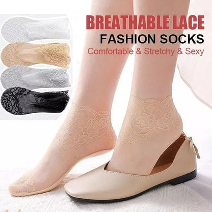 Befez | Women's Elegant Lace Ankle Socks