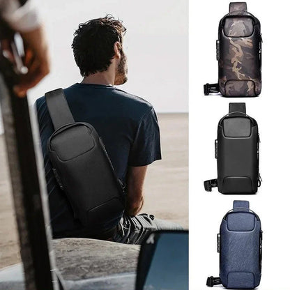 Secure USB Crossbody Sling Travel Bag