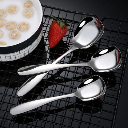 Durable Stainless Steel Square Spoon