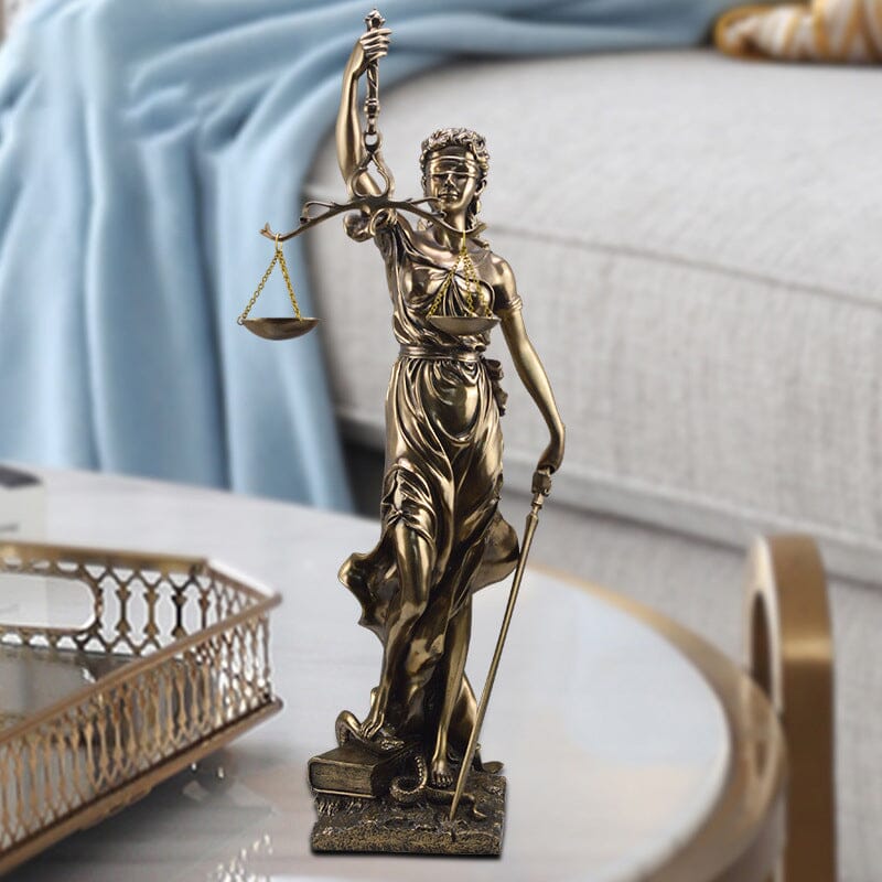Beautiful Lady Justice Figurine Statue